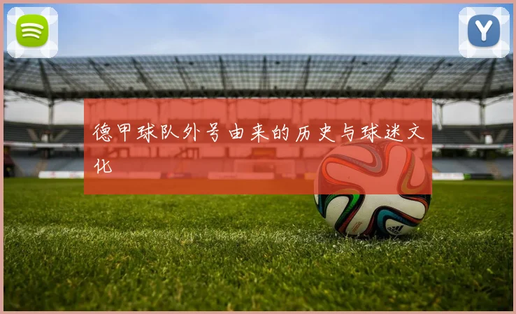 德甲球队外号由来的历史与球迷文化