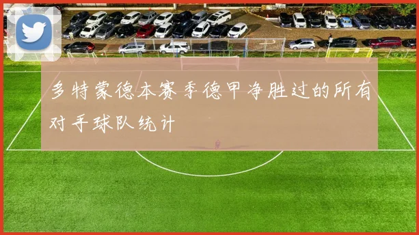 多特蒙德本赛季德甲净胜过的所有对手球队统计